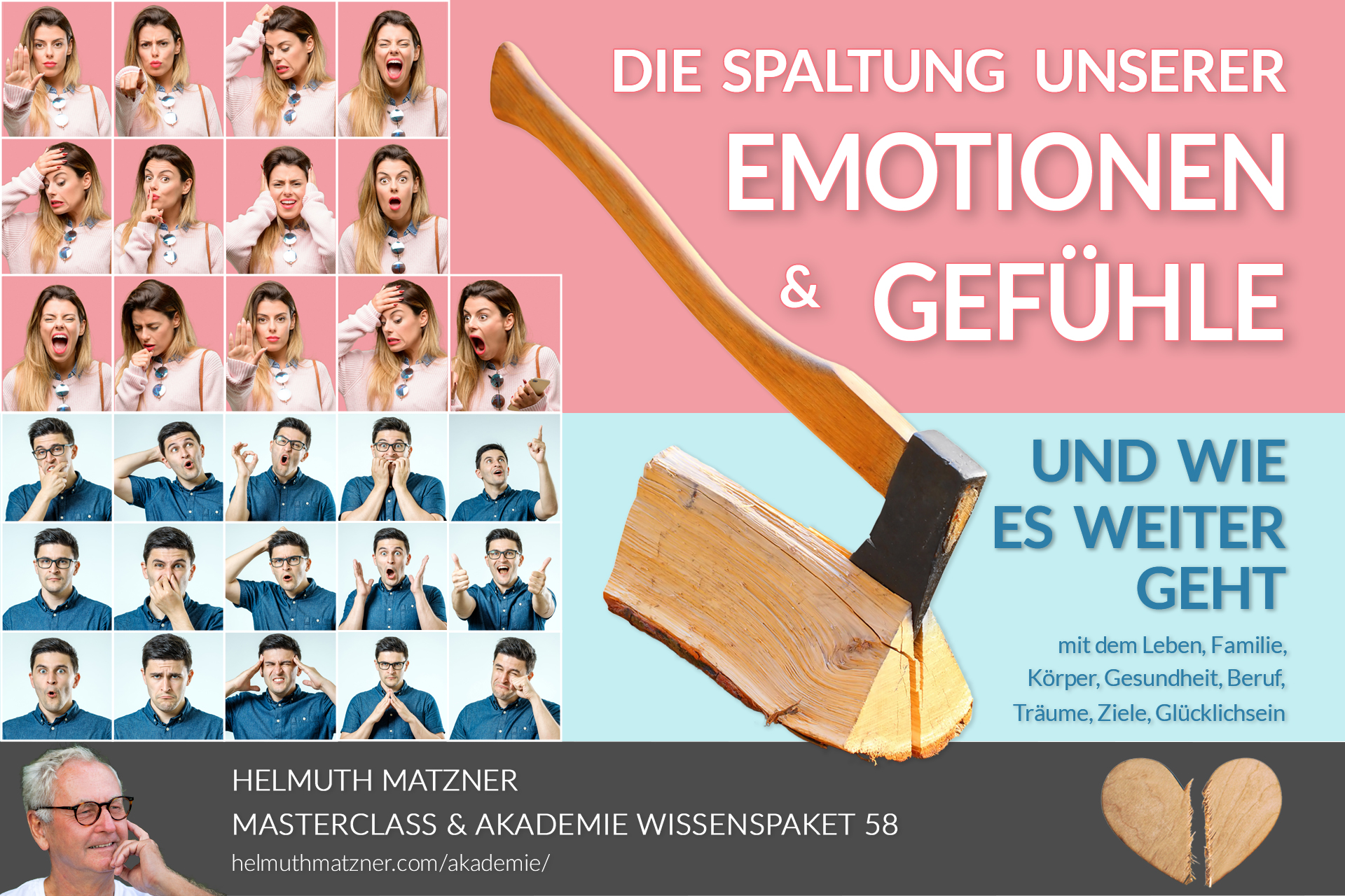 Helmuth Matzner - Masterclass & Akademie Wissenspaket 58 - Emotionen, Gefühle, Spaltung - AKADEMIE - v01