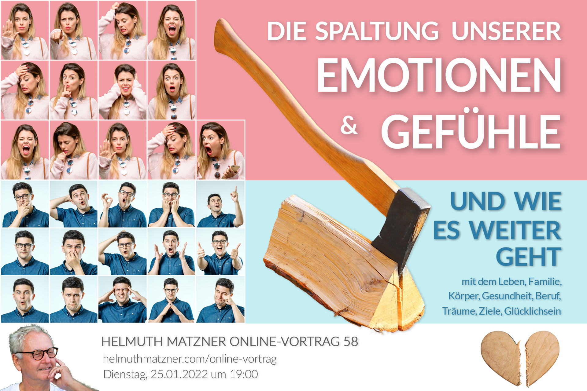 Helmuth Matzner - Online-Vortrag 58 - Spaltung Emotionen Gefuehle - LP v01